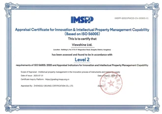 ISO 56005 Certified: Viewshine Strengthens Innovation in Ultrasonic Metering ...