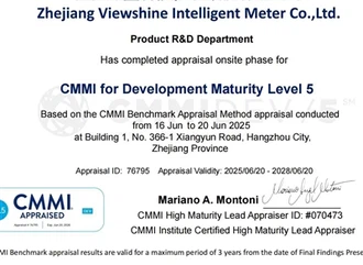 VIEWSHINE Earns CMMI Level 5 Certification, Validating Excellence in Smart Ga...
